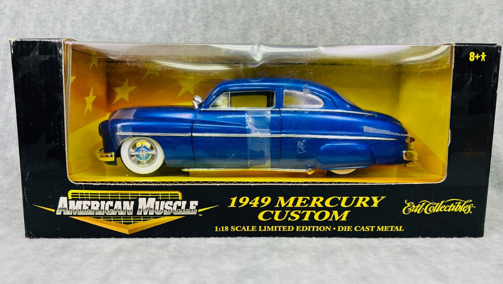 🇺🇸🇺🇸🇺🇸Ertl Collectibles 1949 Mercury Custom Blue 1/18🇺🇸🇺🇸🇺🇸