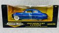 🇺🇸🇺🇸🇺🇸Ertl Collectibles 1949 Mercury Custom Blue 1/18🇺🇸🇺🇸🇺🇸