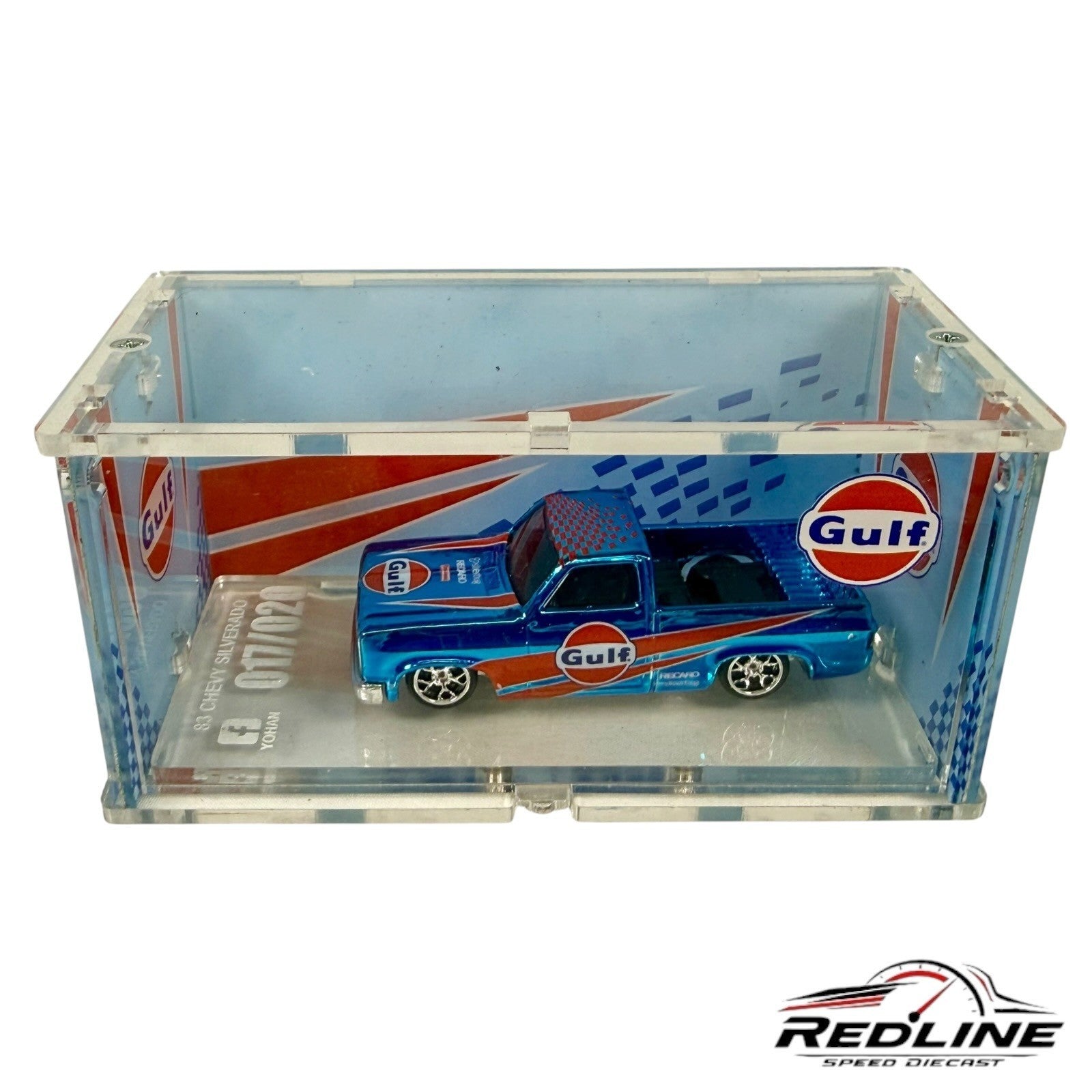 🇺🇸Hot Wheels 1983 Chevy Silverado Yohan Custom Gulf  17/20 H31🇺🇸