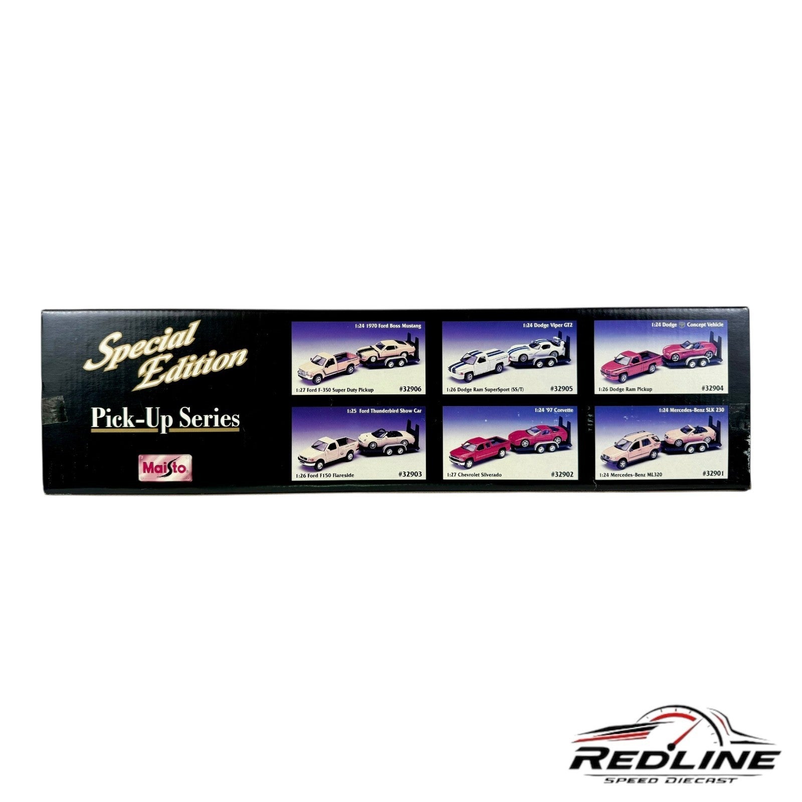 🔥🔥🔥Maisto Pick-Up Series Chevy Silverado & Corvetty Red 1:27 A3🔥🔥🔥