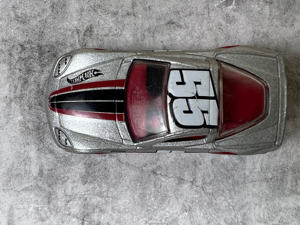 🇺🇸🇺🇸🇺🇸Mattel Hot Wheels C6 Corvette Car #55 Silver LOOSE C8🇺🇸🇺🇸🇺🇸
