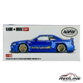 🎌Kaido Hous Nissan Skyline GT-R (R34) Kaido Works V2 Aero Blue 1:64 H3🎌