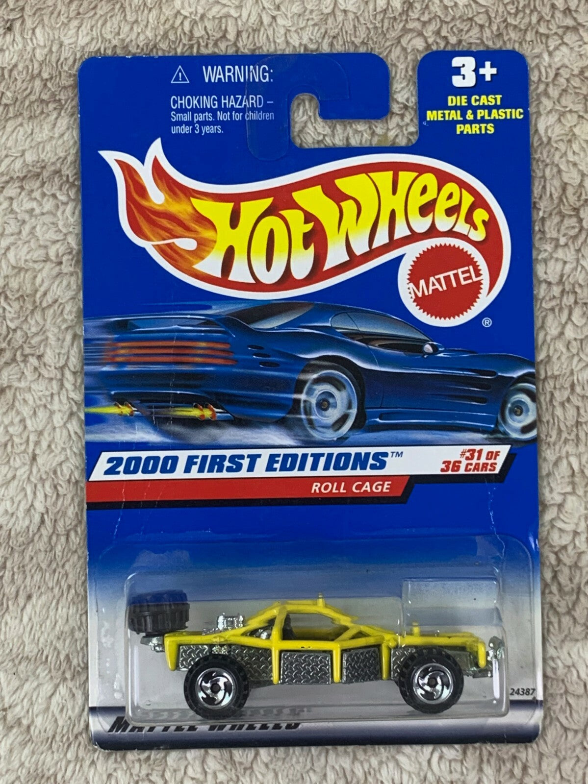***2000 Hot Wheels First Editions #31/36 Roll Cage Yellow Dune Buggy NEW  HW05**