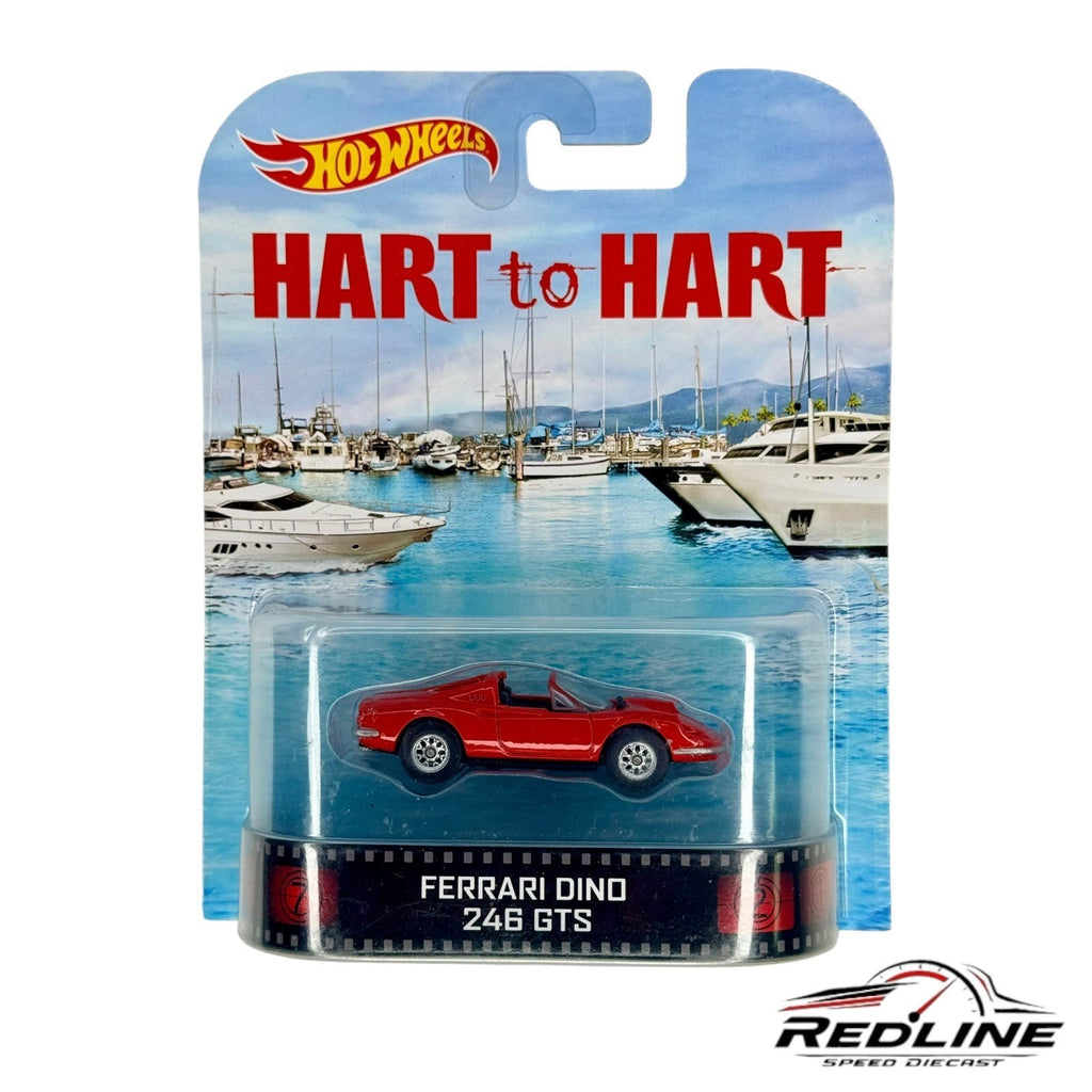 🇮🇹Hot wheels retro entertainment Hart to Hart Ferrari Dino 246 GTS H31🇮🇹