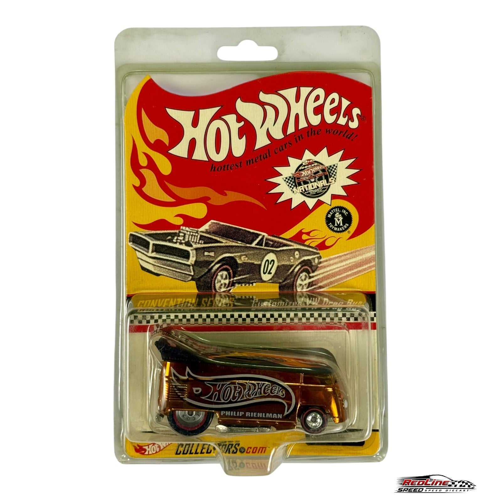 🇩🇪Hot Wheels Customized VW Drag Bus 2nd Annual Collectors Nationals H28🇩🇪