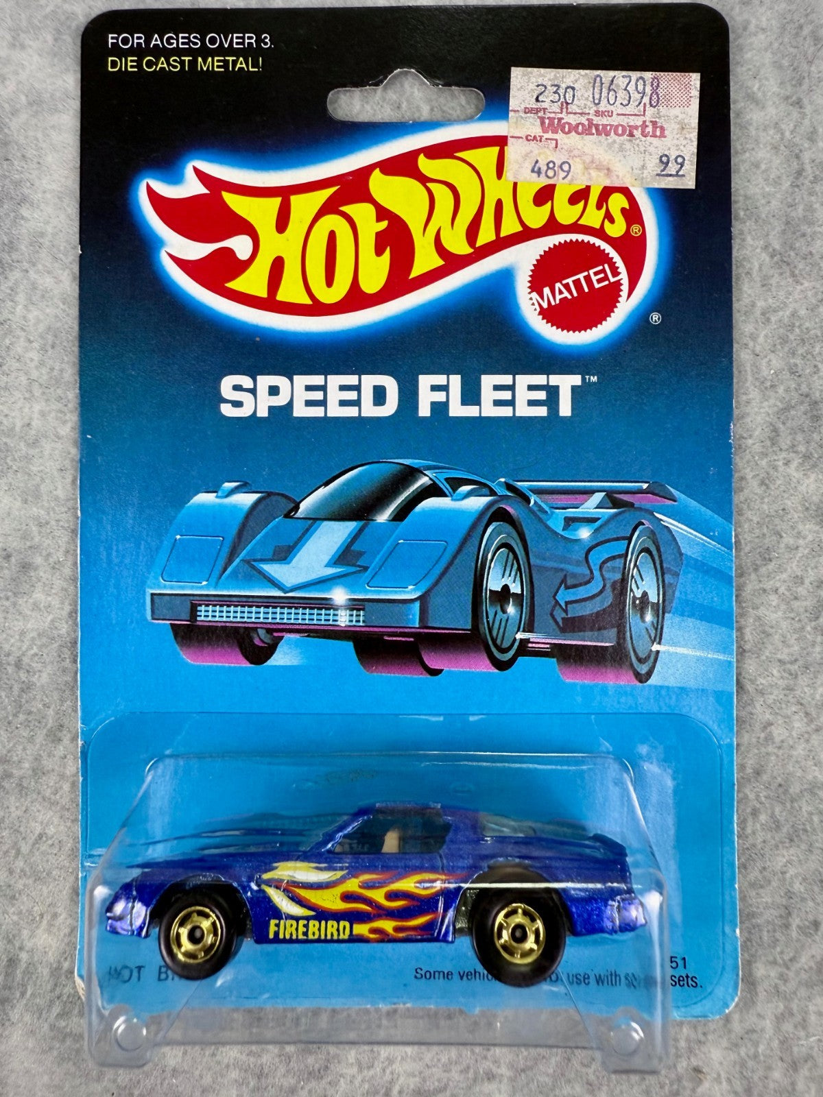 🦅🦅🦅Vintage Hot Wheels Speed Fleet Blue Hot Bird H22🦅🦅🦅