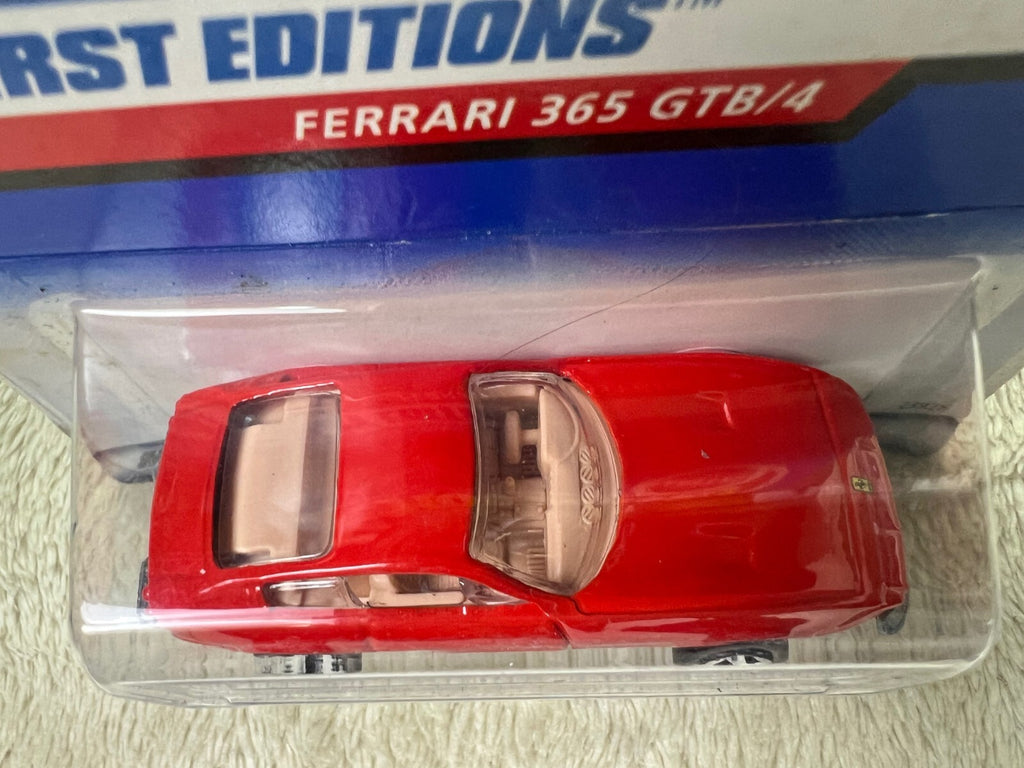 🇮🇹🇮🇹🇮🇹HOT WHEELS Ferrari 365 GTB/4 Red First Editions C12🇮🇹🇮🇹🇮🇹