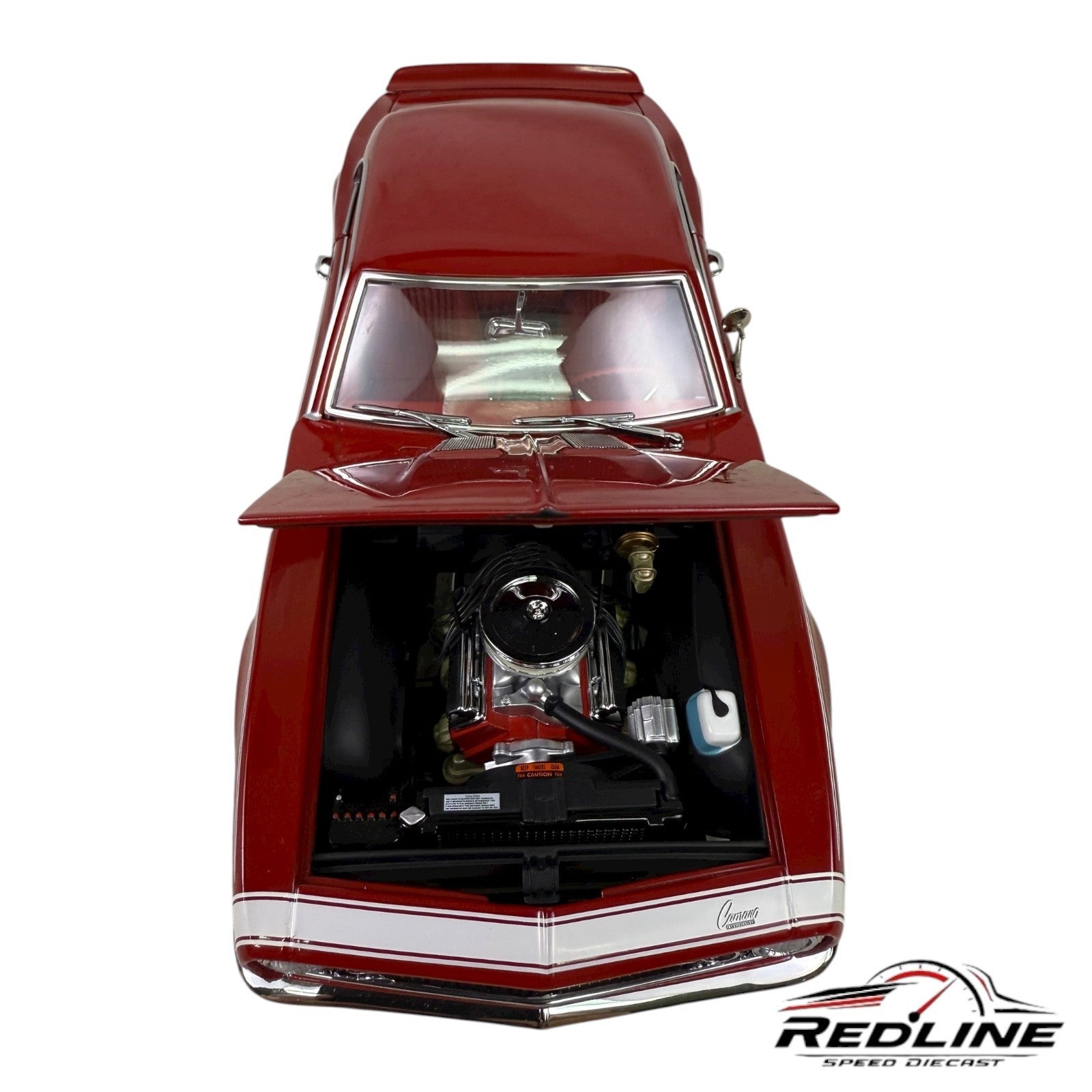 🇺🇸 Exact Detail  1967 Chevy Camaro SS Red 67 Hot Rod Magazine Test Car 1:18 C3