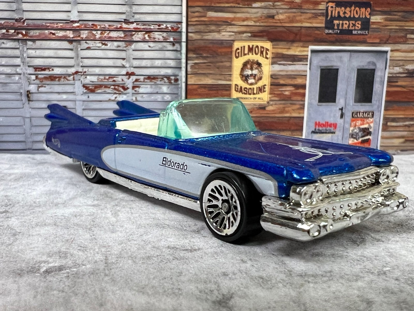 🇺🇸🇺🇸🇺🇸HOT WHEEL Blue ’59 Cadillac El Dorado 1989 C14🇺🇸🇺🇸🇺🇸