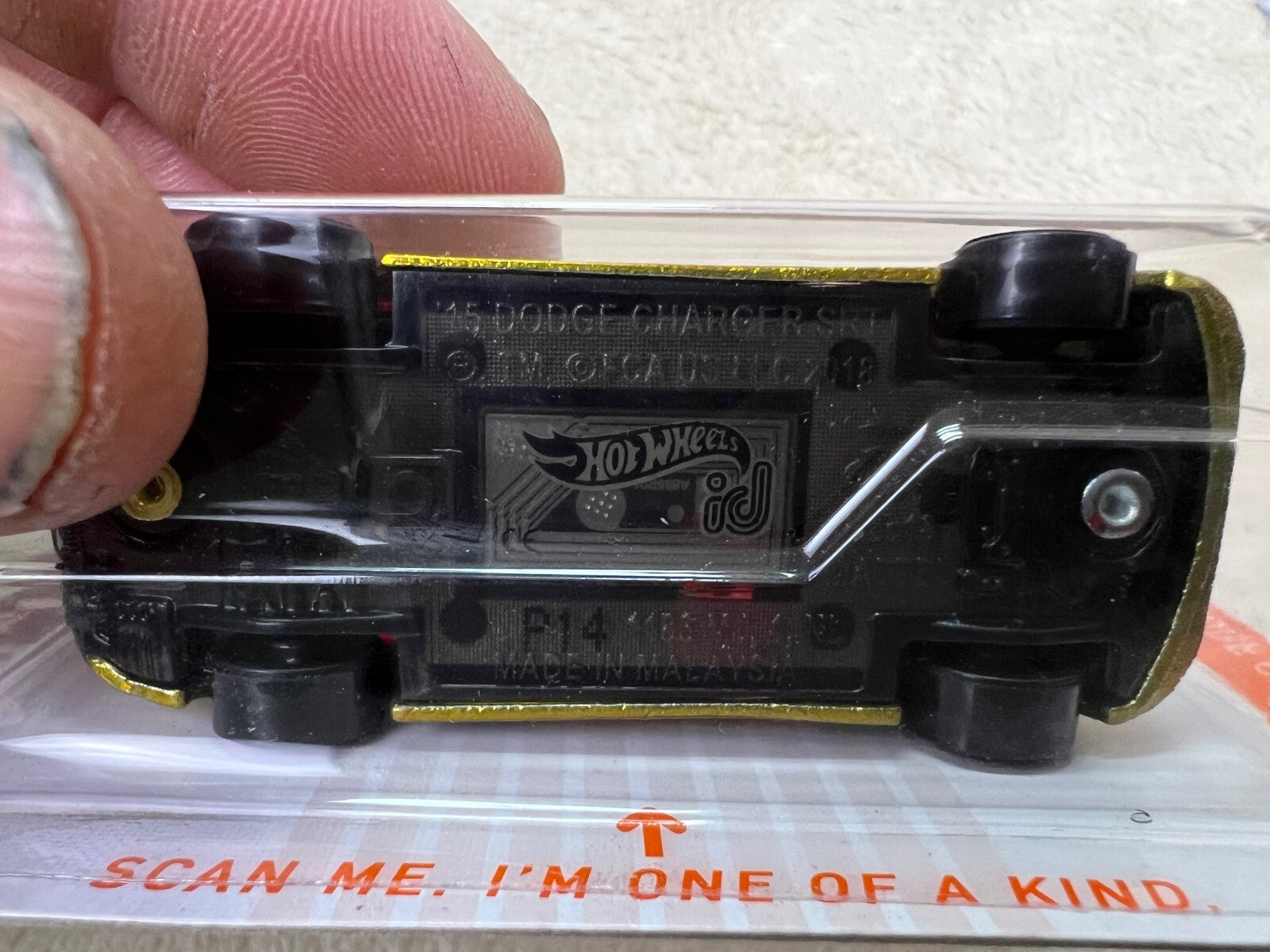 🔥HOT WHEELS '15 Dodge Charger SRT Car ID Chase Series HW Mopar Yellow HW12🔥