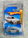 🎌🎌🎌Hot Wheels 2010 New Models Nissan Skyline GT-R R34 Silver HW22🎌🎌🎌