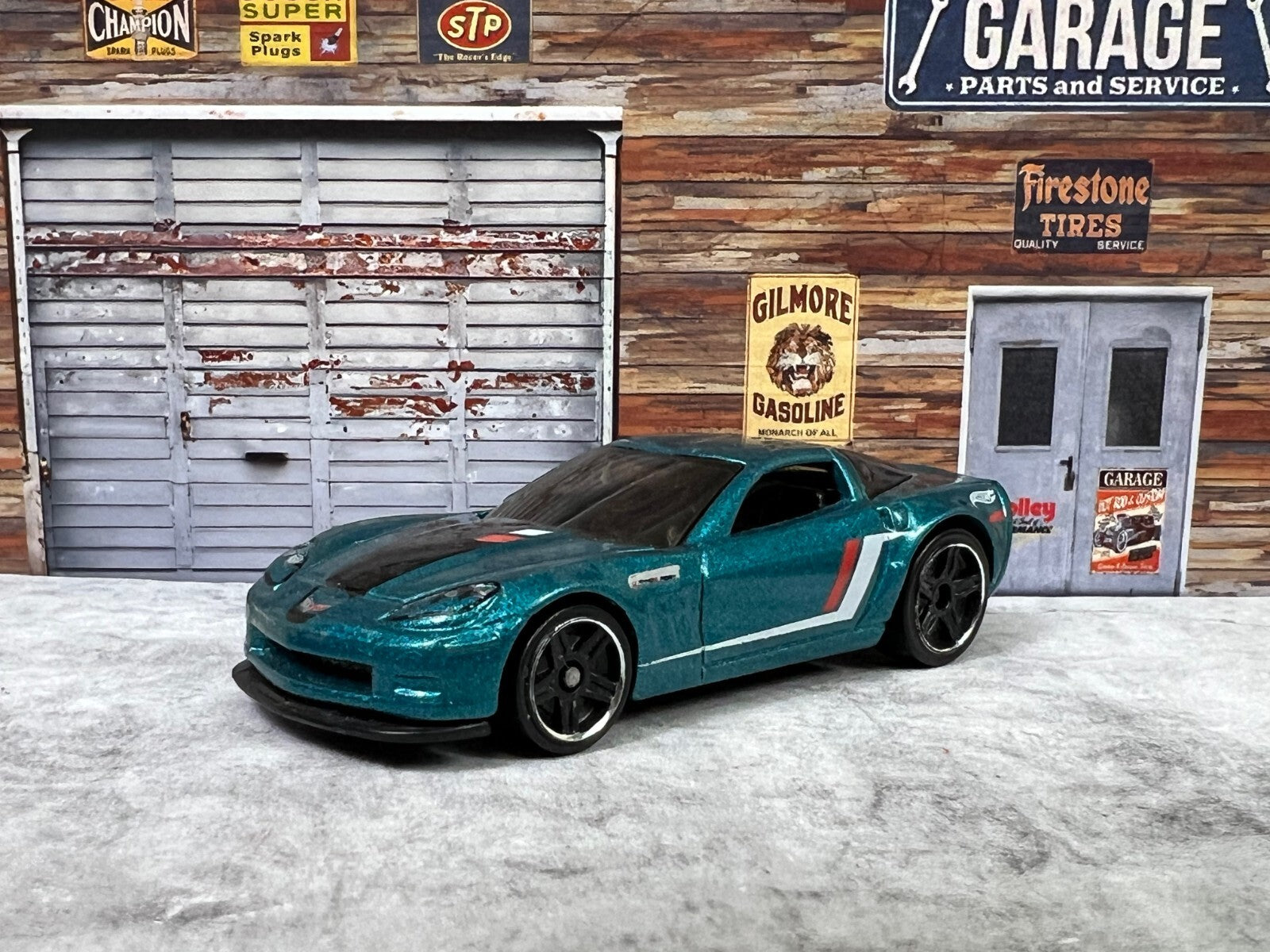 🔥🔥🔥🔥 Hot Wheels HW City Night Burnerz '11 Corvette Grand Sport C14🔥🔥🔥🔥