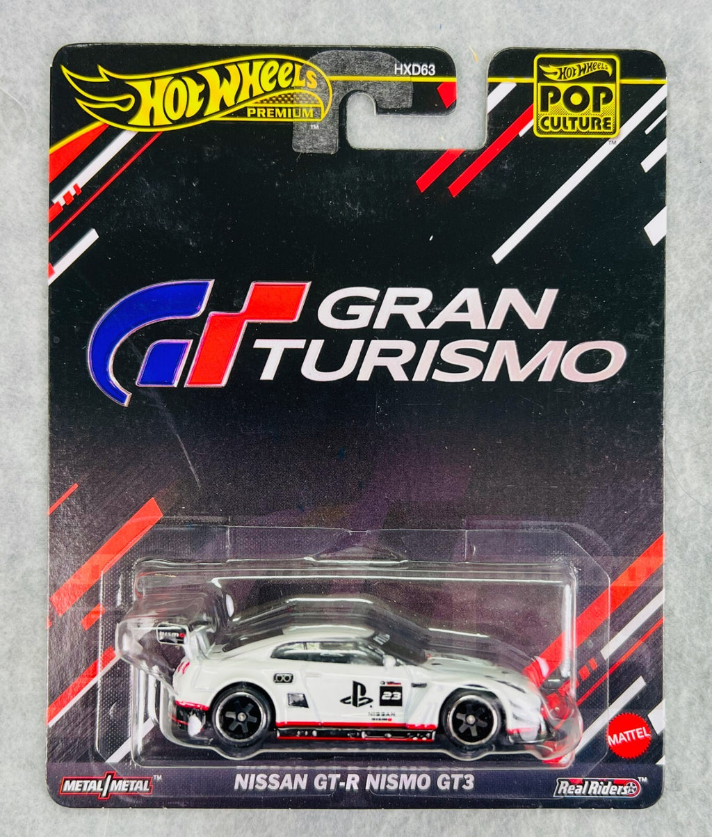 🎌🎌Hot Wheels Premium Nissan GTR Nismo GT3 Gran Turismo Pop Culture H32🎌🎌