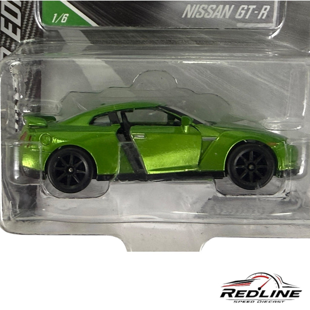 🎌Majorette Nissan GT-R R 35 Limited Edition Series 2 CHROME GREEN H9🎌