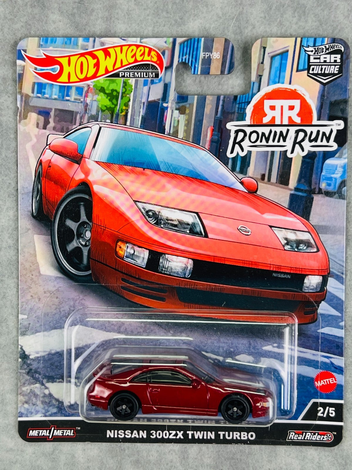 🎌🎌Hot Wheels Car Culture Ronin Run Nissan 300ZX Twin Turbo 1:64 H32🎌🎌