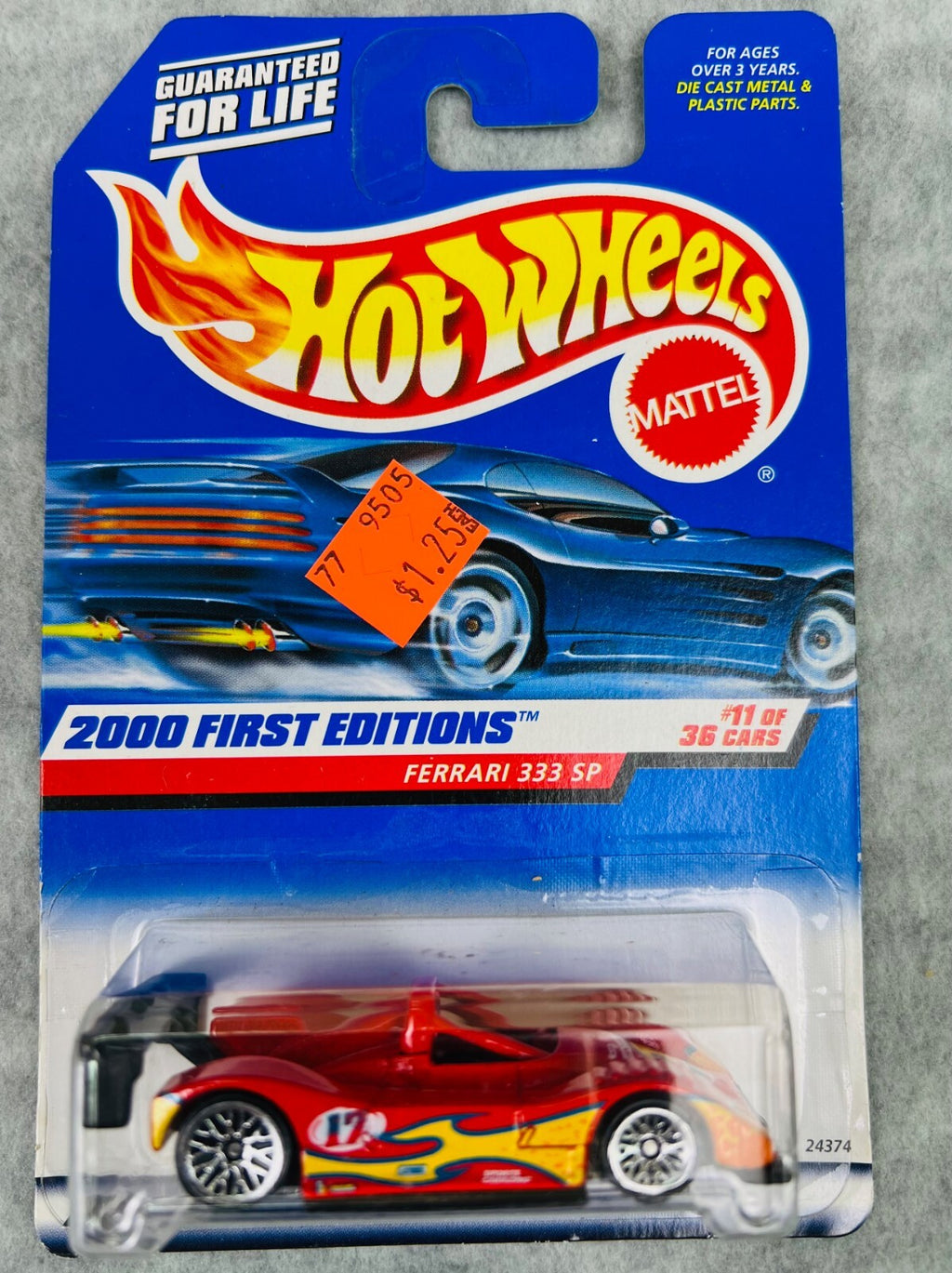 🇮🇹🇮🇹Hot Wheels Ferrari 333 SP 2000 First Editions #11/36 Red HW21🇮🇹🇮🇹