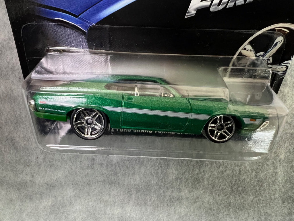 🇺🇸🇺🇸Hot Wheels Fast & Furious '72 Ford Grand Torino Sport Green HW24🇺🇸🇺🇸