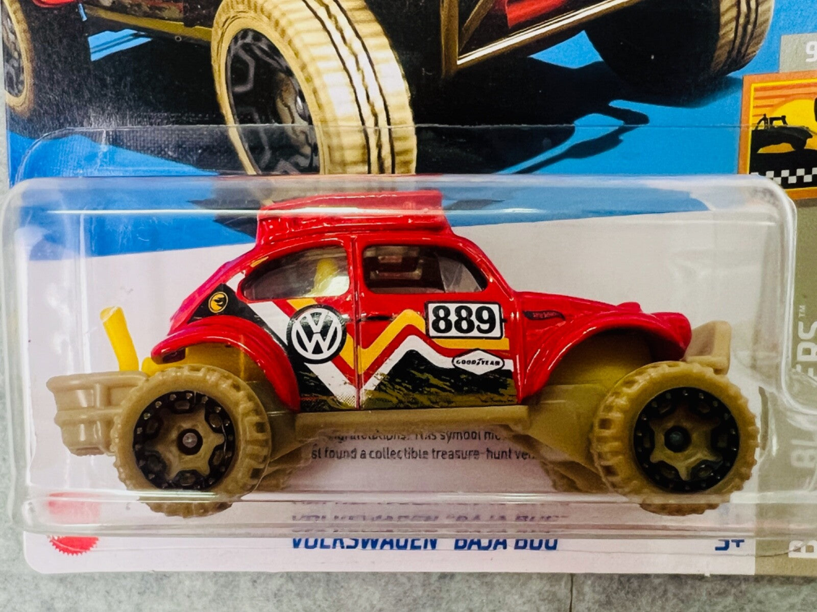 🇩🇪Hot Wheels Volkswagen Baja Bug  Red  Baja Blazers Treasure Hunt H30🇩🇪