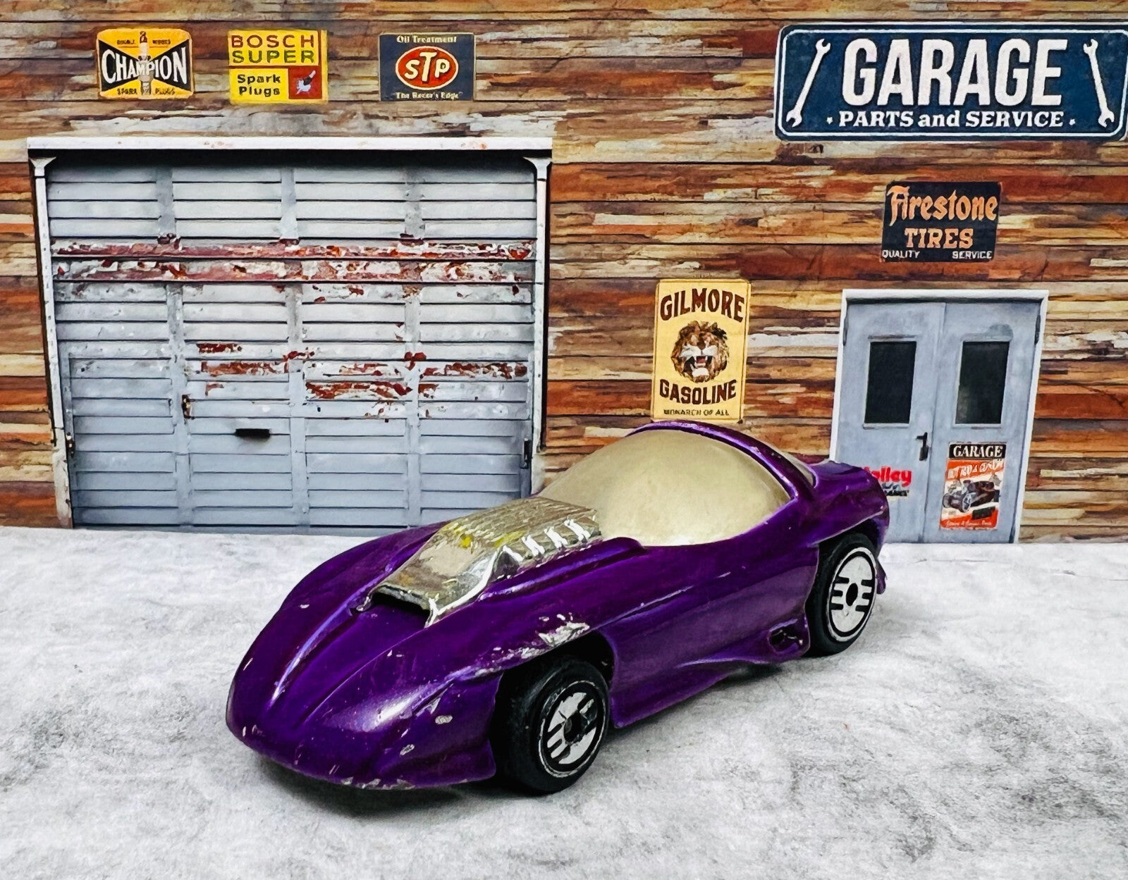🔥🔥🔥Hot Wheels SILHOUETTE II Purple Chrome Base C17🔥🔥🔥