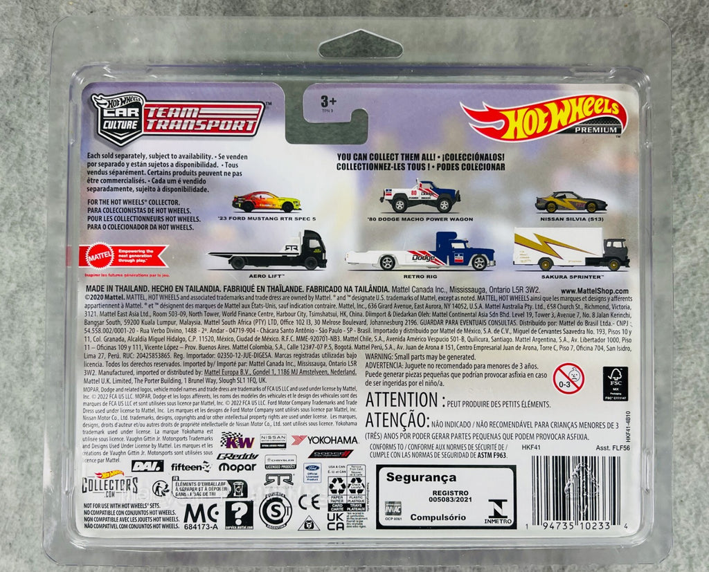 🎌🎌🎌Hot Wheels Team Transport Nissan Silvia S13 Sakura Sprinter TP1🎌🎌🎌