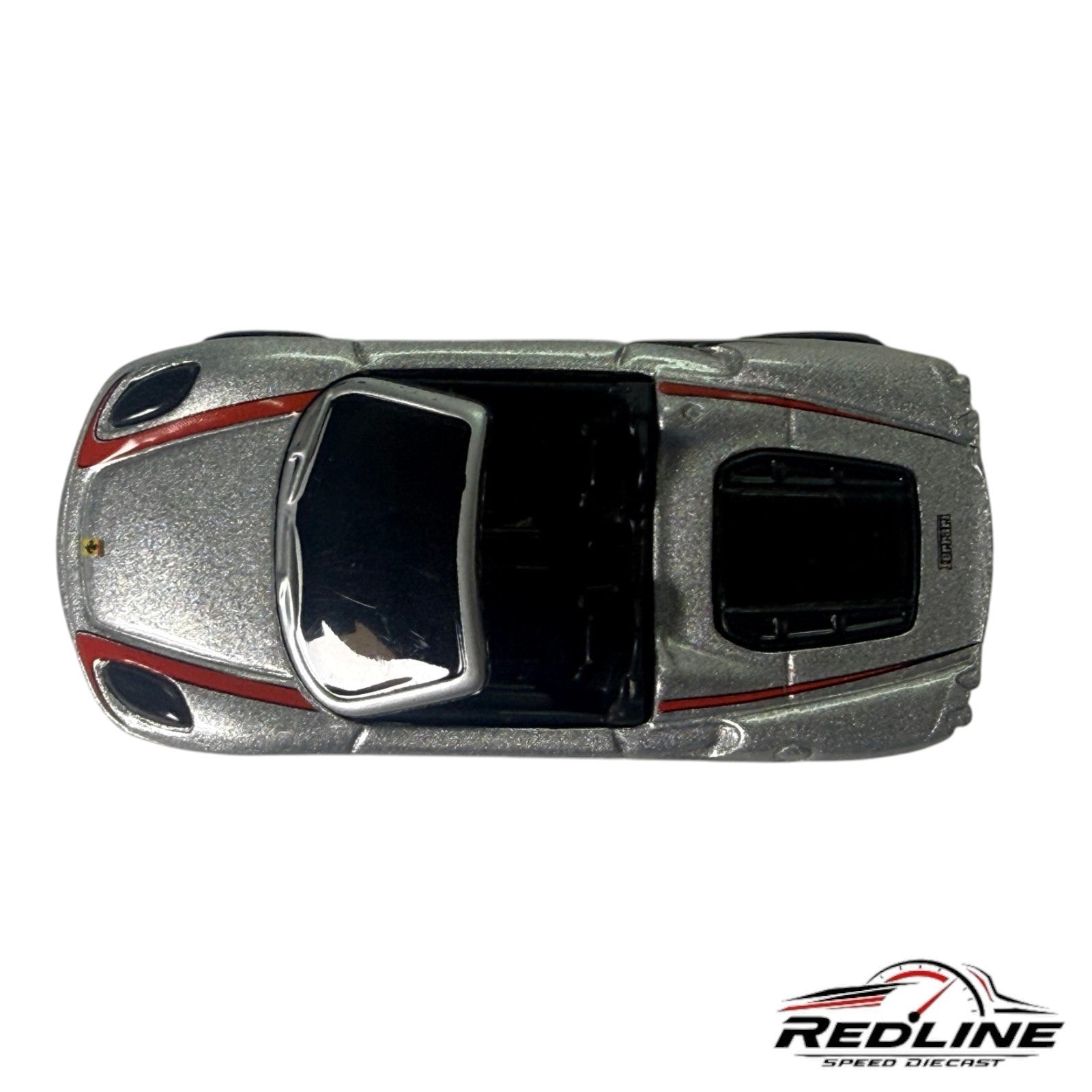 🇮🇹Hot Wheels Ferrari Racer Ferrari F430 Spider Silver LOOSE 1:64 H6🇮🇹
