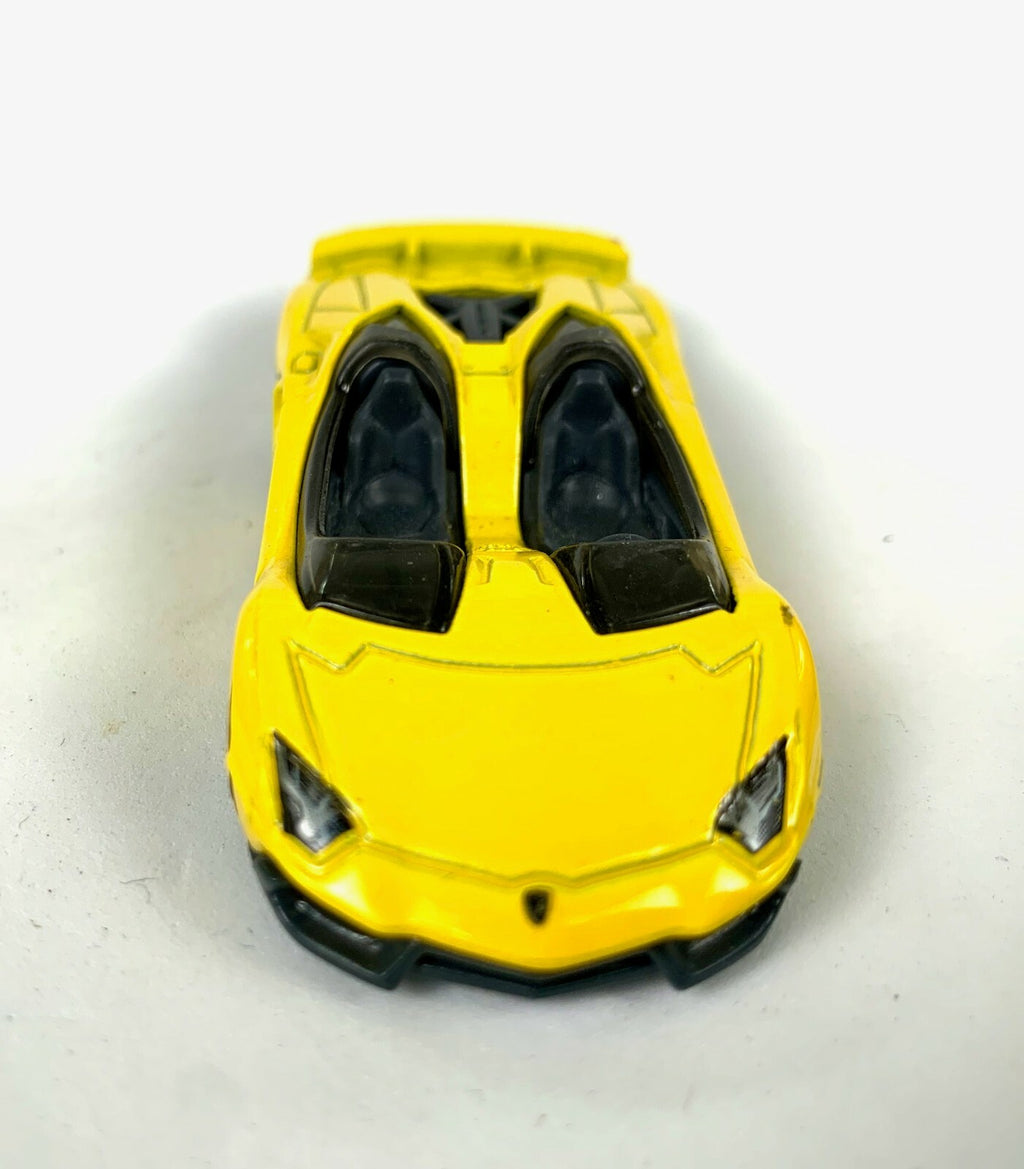 🔥🔥🔥🔥2013 Hot Wheels Lamborghini Aventador J  Yellow LOOSE🔥🔥🔥🔥