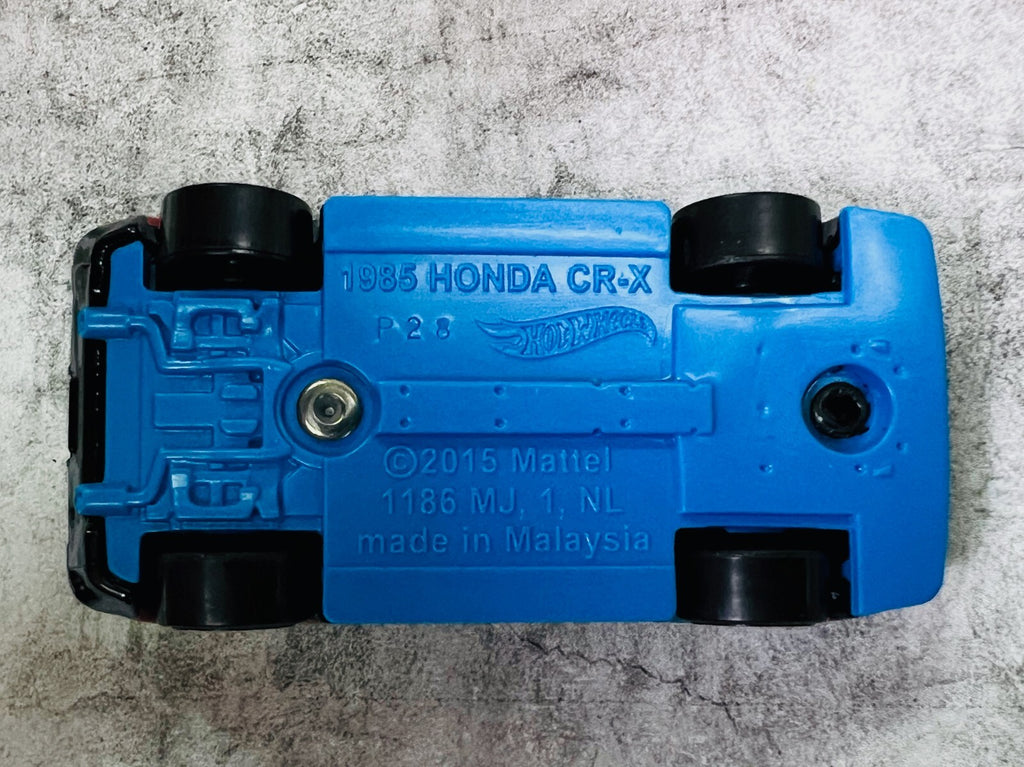 🎌🎌🎌Hotwheels Speed Graphics 1985 Honda CR-X Black Turbo C18🎌🎌🎌