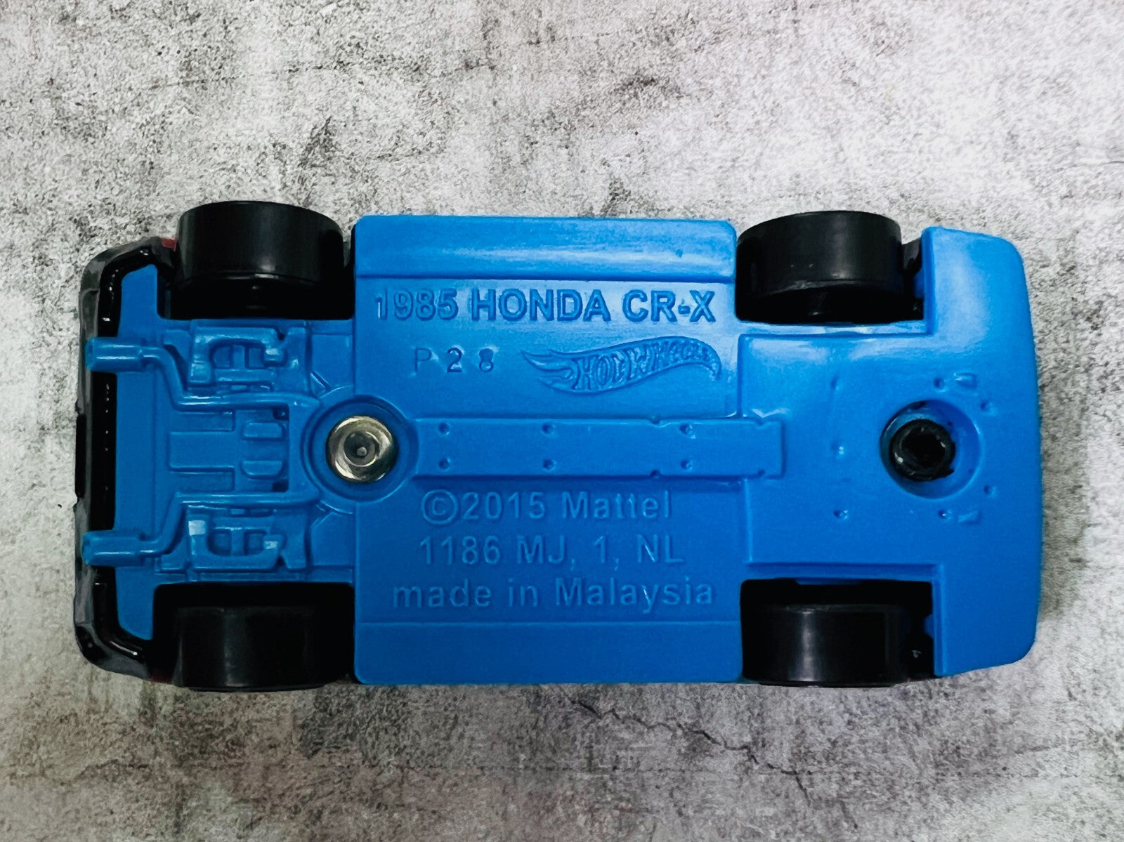 🎌🎌🎌Hotwheels Speed Graphics 1985 Honda CR-X Black Turbo C18🎌🎌🎌