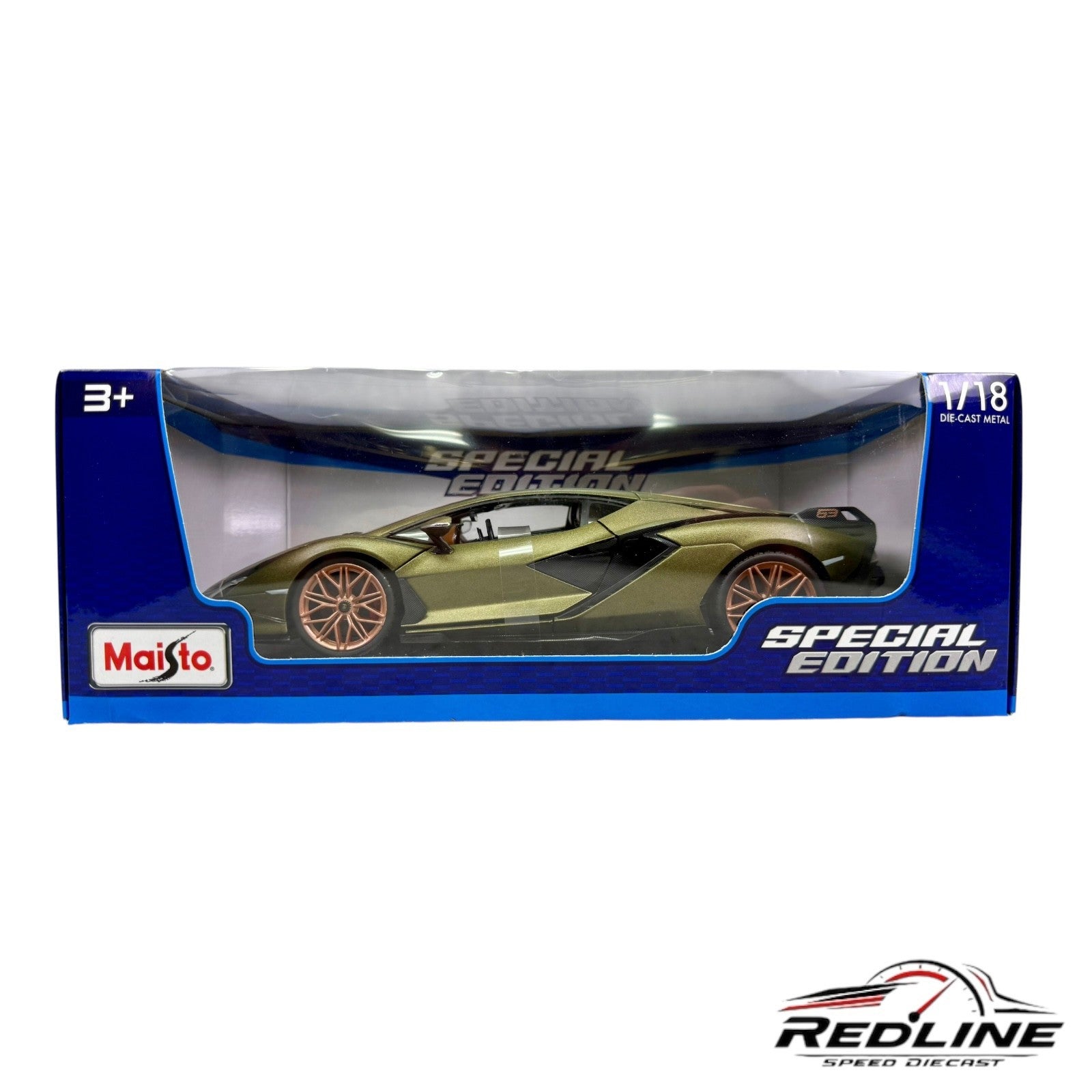 🇮🇹🇮🇹Maisto Lamborghini Sian FKP 37 Special Edition Green 1:18🇮🇹🇮🇹