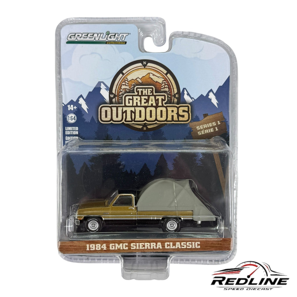 🇺🇸Greenlight  The Great Outdoors Series 1 1984 GMC Sierra H22🇺🇸