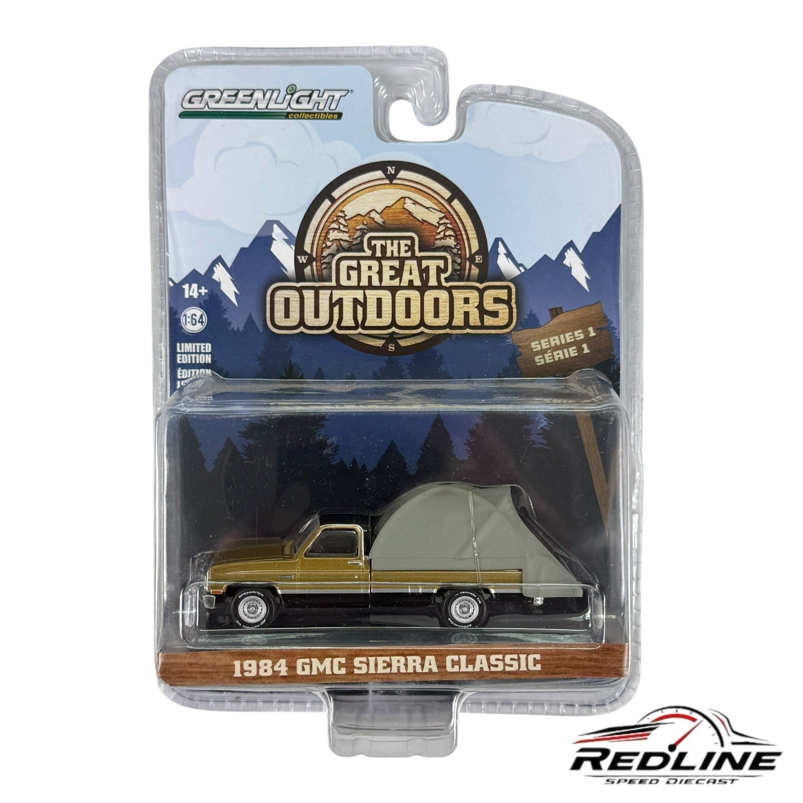 🇺🇸Greenlight  The Great Outdoors Series 1 1984 GMC Sierra H22🇺🇸