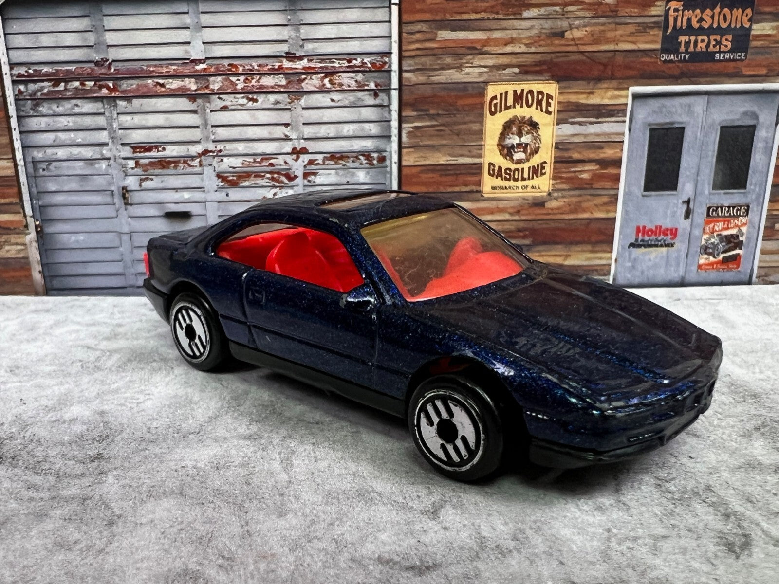 🇩🇪🇩🇪🇩🇪Hot Wheels 1990 BMW 850i Blue with Red Interior  C12🇩🇪🇩🇪🇩🇪