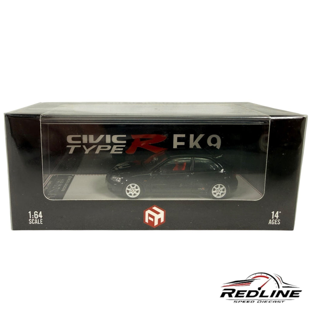 FH 1/64 Scale  Civic Type R EK9 Black Diecast car Model Toy Gift