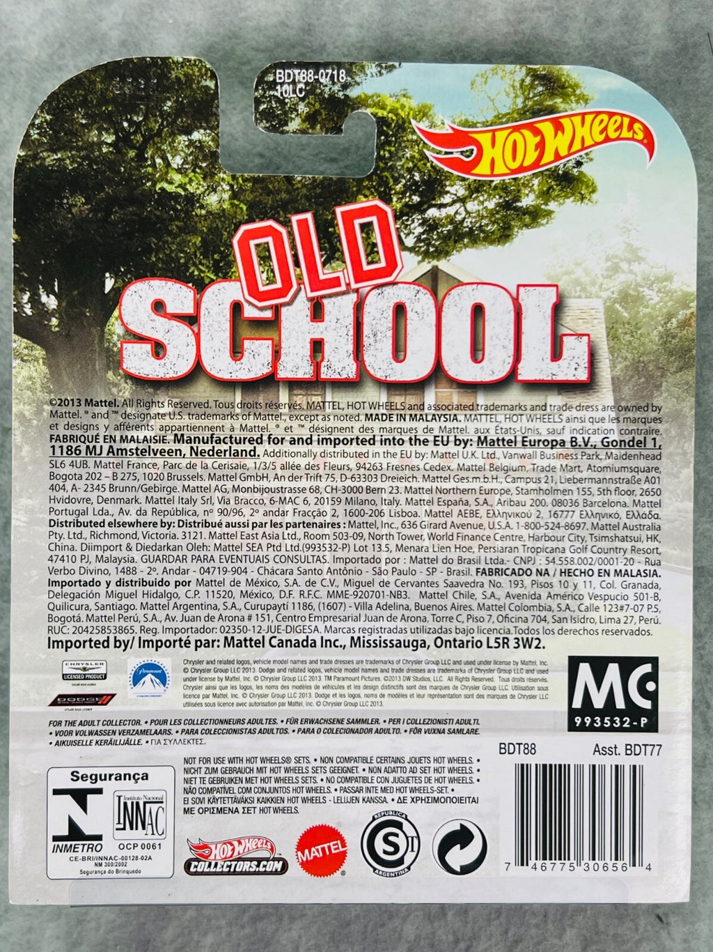 🔥🔥🔥Hot Wheels Retro Entertainment Old School Custom '77 Dodge Van H26🔥🔥🔥