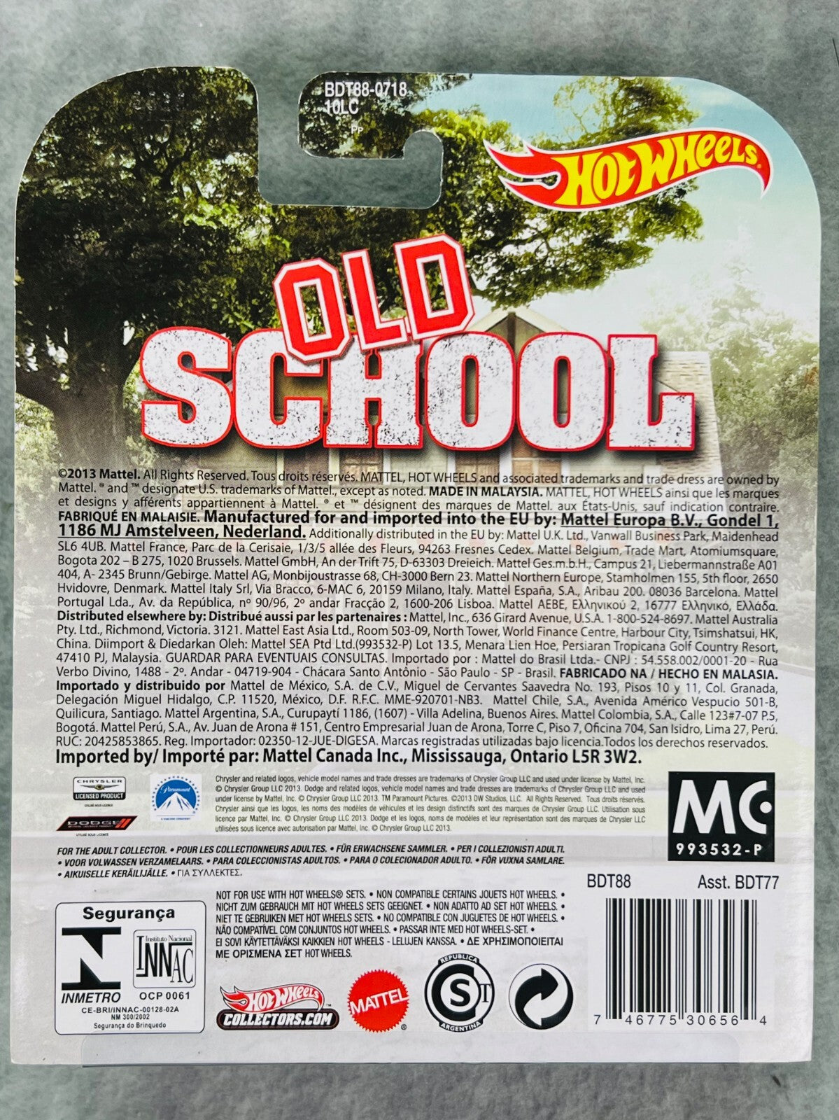 🔥🔥🔥Hot Wheels Retro Entertainment Old School Custom '77 Dodge Van H26🔥🔥🔥
