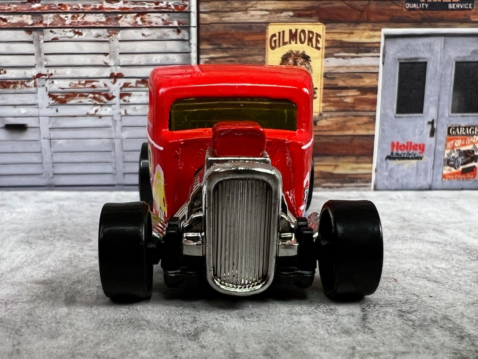 🔥🔥🔥🔥Hot Wheels 32 Ford UNO Red Mattel Games C15🔥🔥🔥🔥