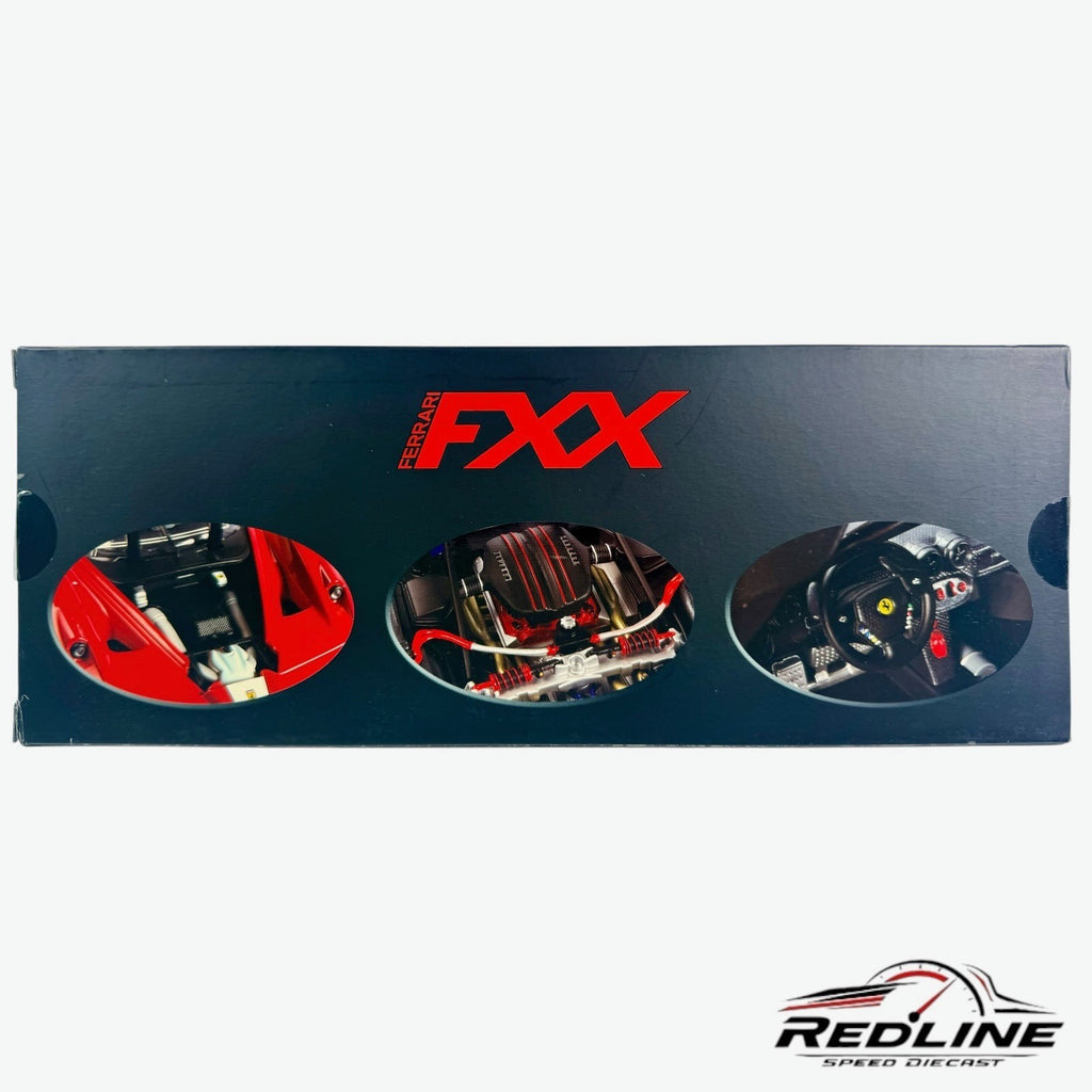 🇮🇹🇮🇹Hot Wheels Elite Ferrari FXX Red And White 1:18🇮🇹🇮🇹