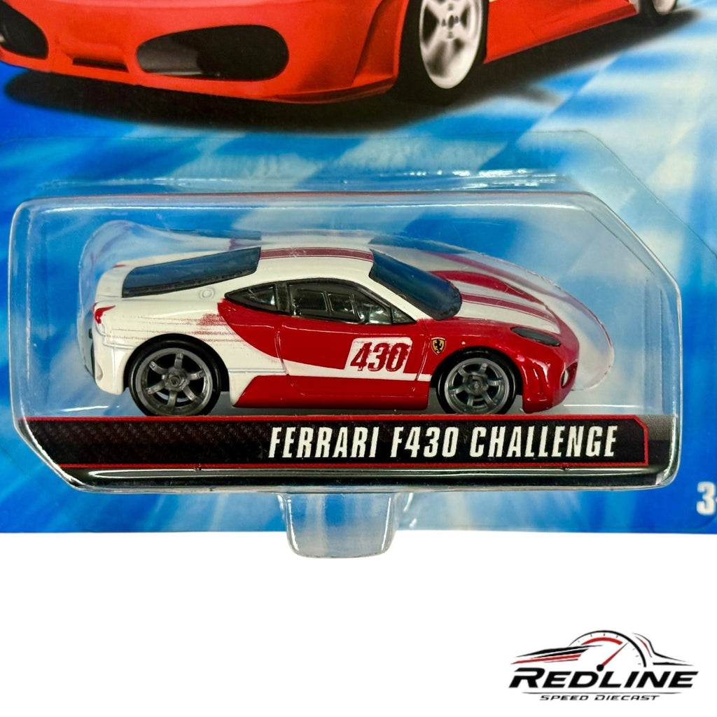 🇮🇹🇮🇹Hotwheels Sped Machines Ferrari F430 Challenge Red/White 1:64🇮🇹🇮🇹