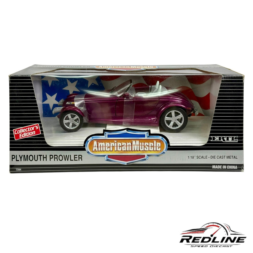 🦅Ertl American Muscle Plymouth Prowler Prowler Purple 1:18 B2🦅
