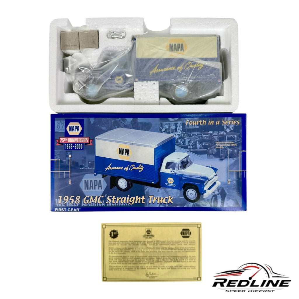 🇺🇸First Gear NAPA 1958 GMC Straight Truck 75th Anniversary 1:34 C2🇺🇸