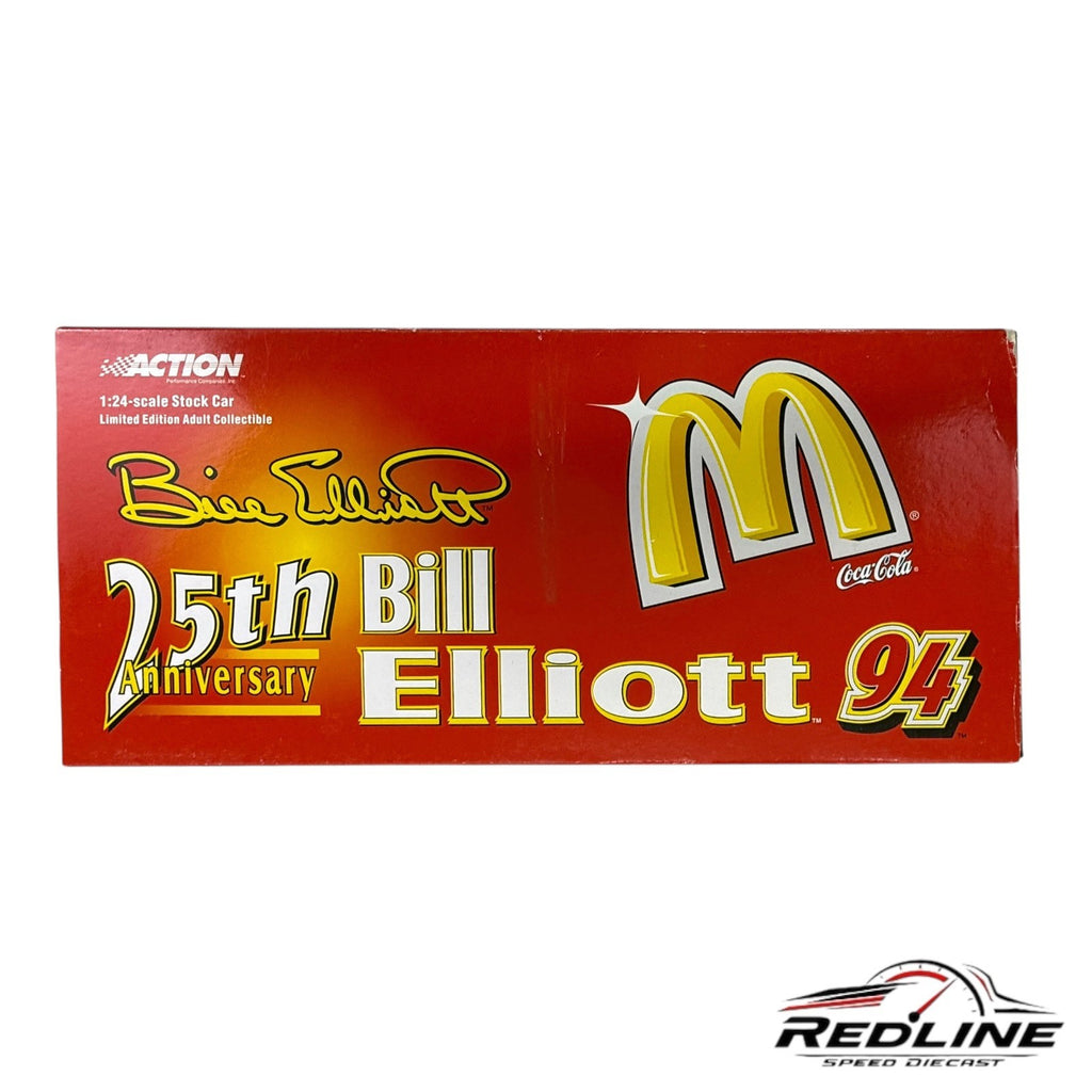 🏁Action Nascar Bill Elliott McDonalds 25th Anniversary #94 Ford Taurus 1:24 B1
