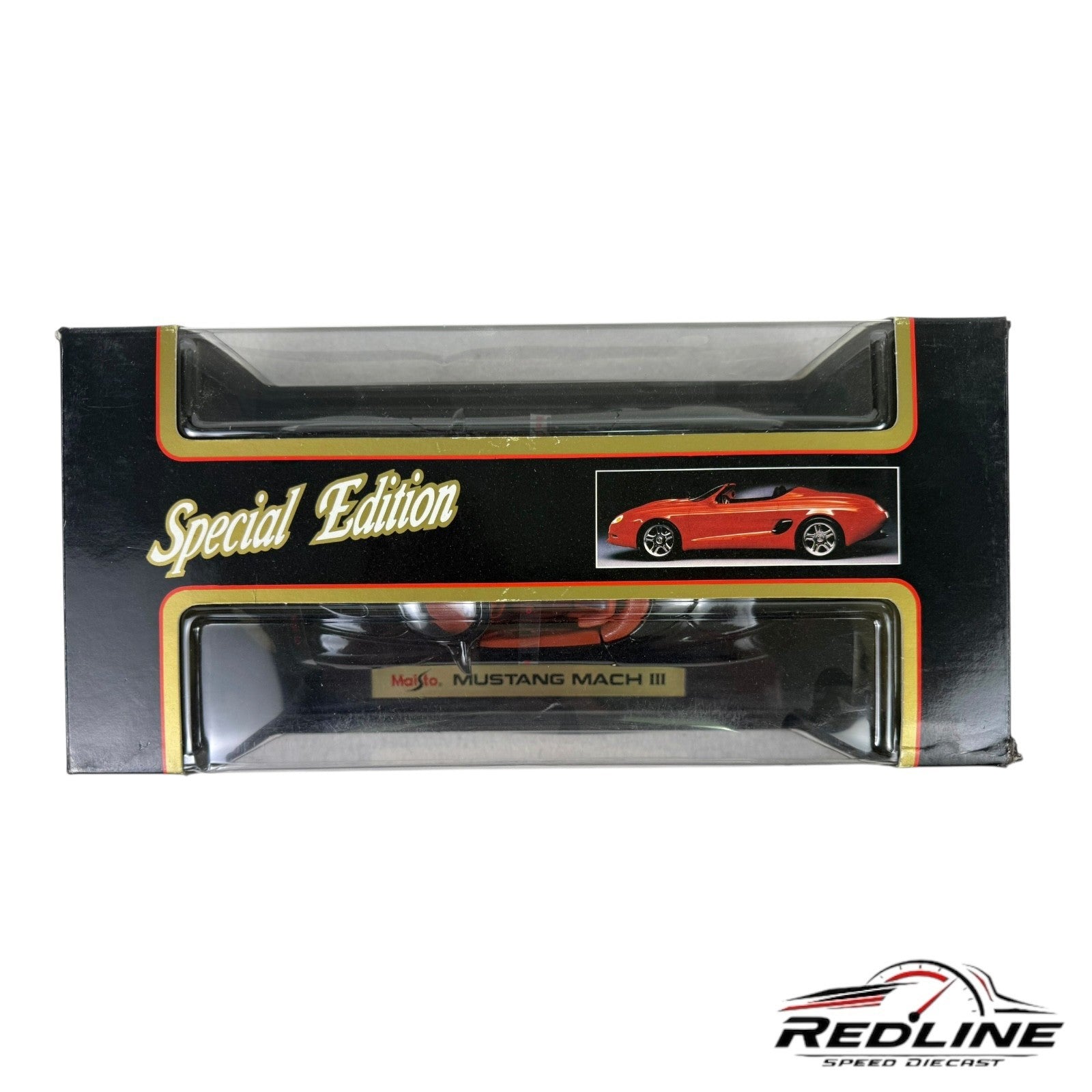🇺🇸🇺🇸Maisto Special Edition Ford Mustang Mach III Black 1:18 LN🇺🇸🇺🇸