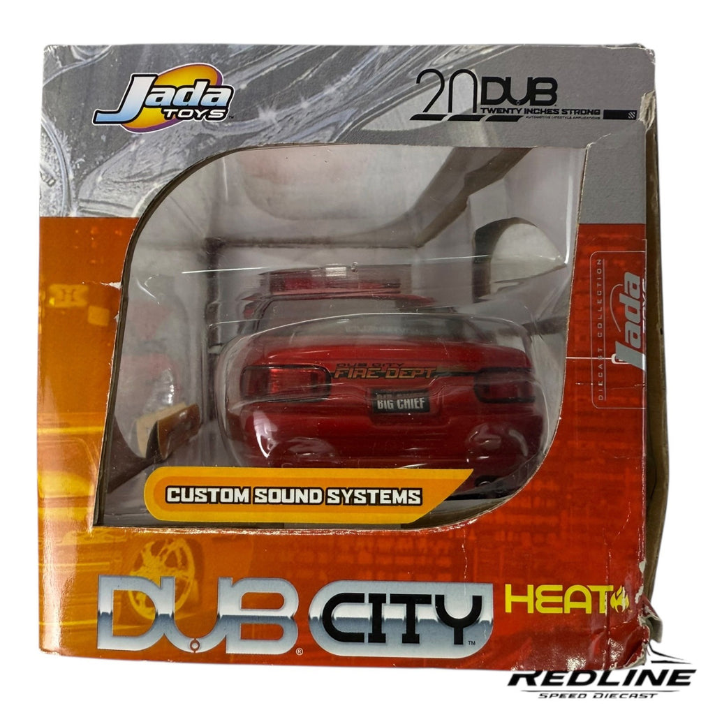 🇺🇸Jada Toy Dub City Heat 1996 Chevy Impala SS Model Fire Dept B1 1:24 B1🇺🇸