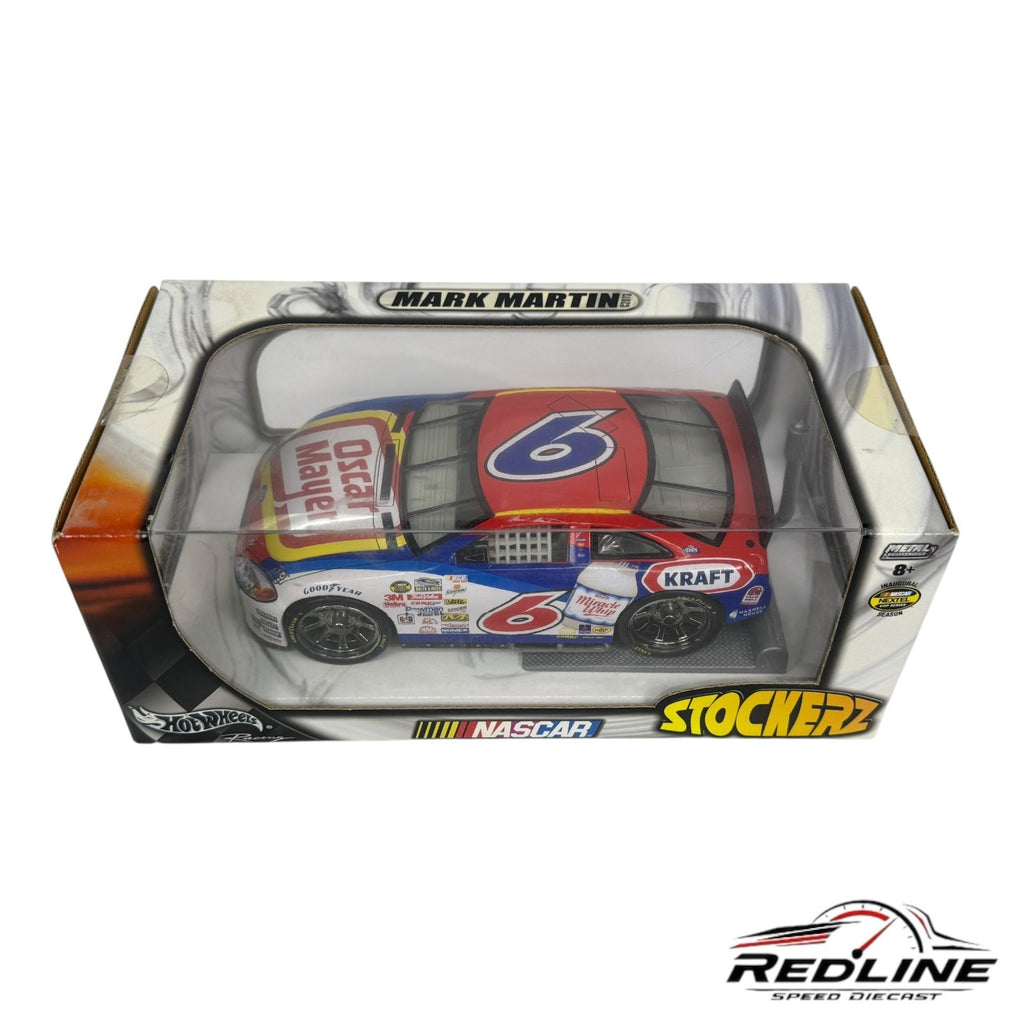 🔥🔥 Hot Wheels Stockerz Mark Martin Kraft Oscar Mayer 1:24 C2🔥🔥