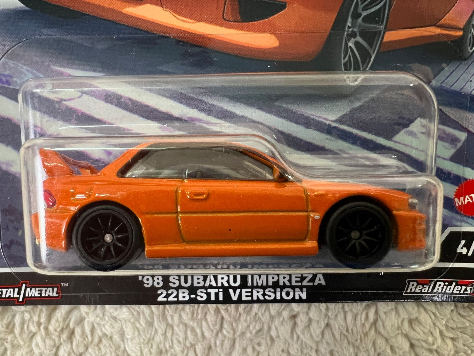 🔥🔥🔥Hot Wheels Premium Ronin Run '98 Subaru Impreza 22B-STi Version HW17🔥🔥🔥