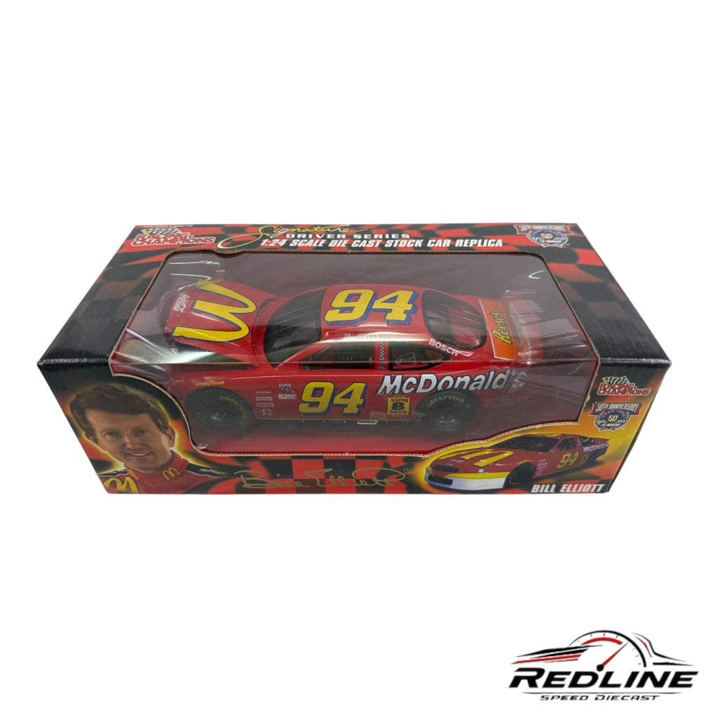 Racing Champions 50th Anniversary  #94 McDonalds Car Bill Elliot NASCAR 1:24 C2