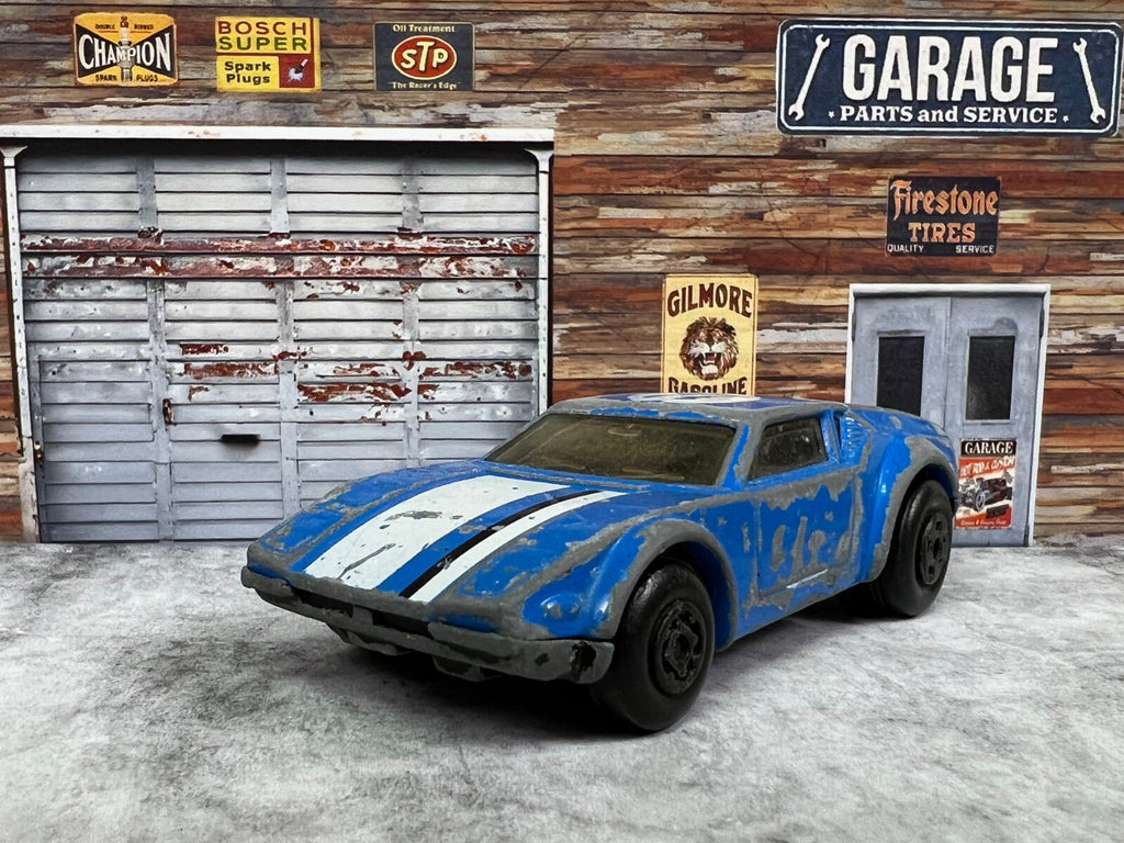 🔥🔥🔥Matchbox Superfast No 8 De Tomaso Pantera 1975 Lesney Blue C3🔥🔥🔥