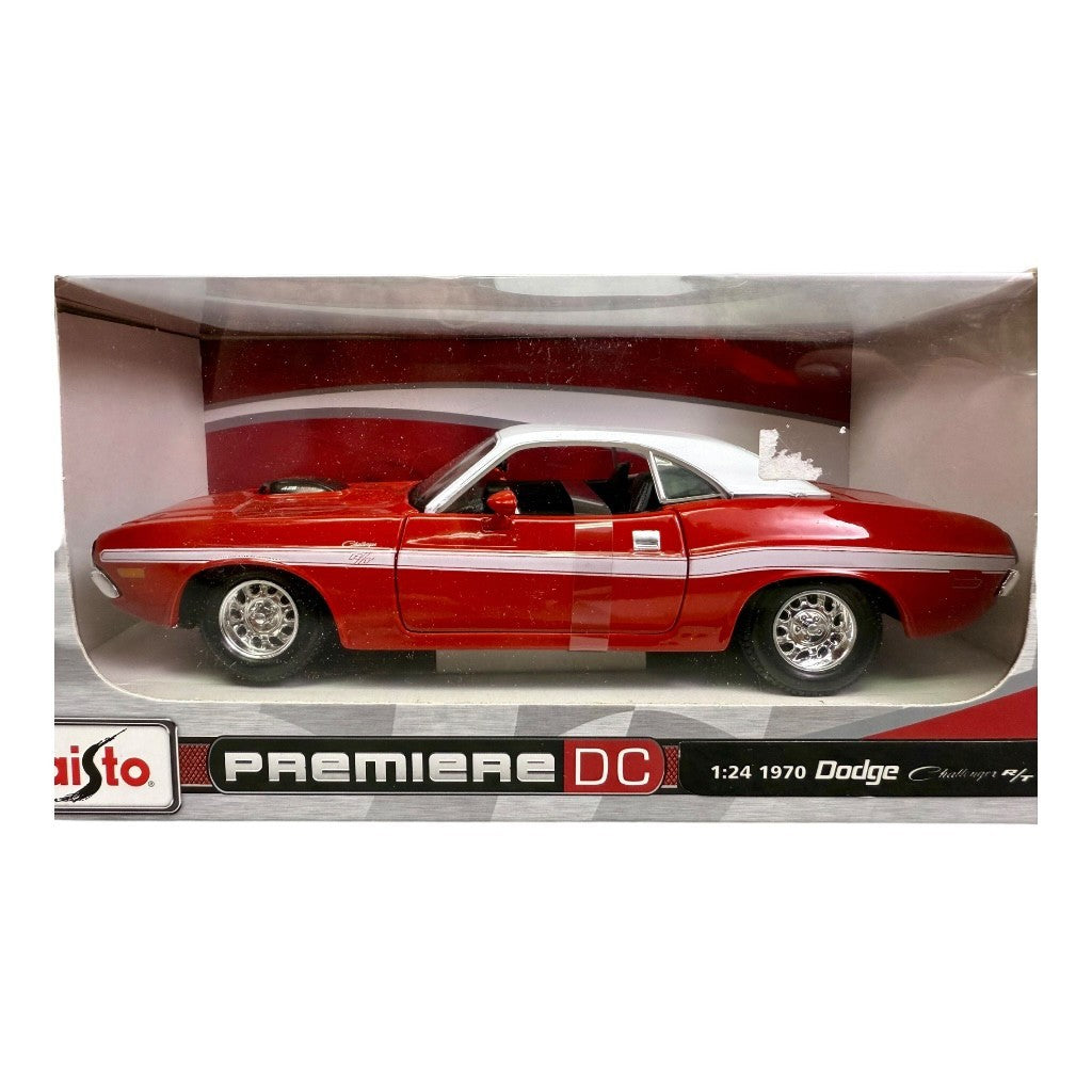 🇺🇸Maisto Premiere DC 1970 Dodge Challenger  R/T Coupe Die Cast 1:24🇺🇸