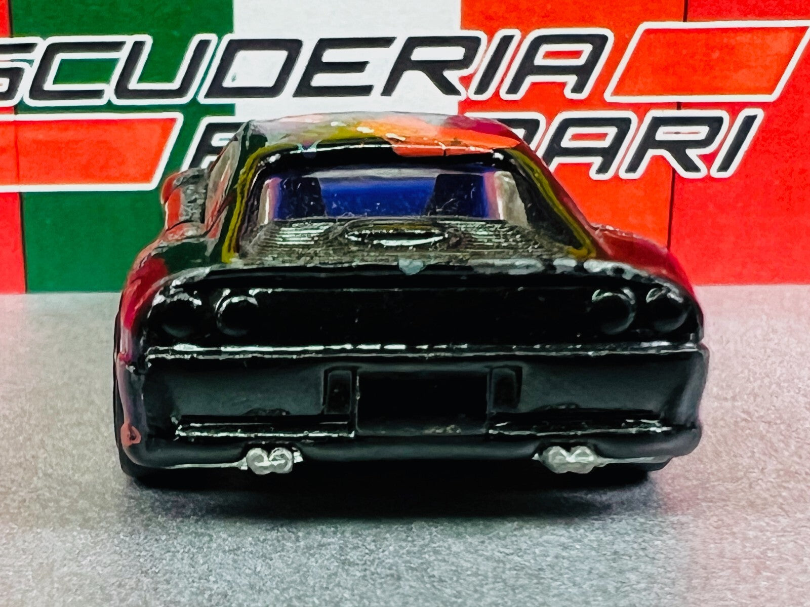 🇮🇹🇮🇹Hot Wheels  Ferrari 355 Black Rockin' Rods 1/64th Scale C22🇮🇹🇮🇹