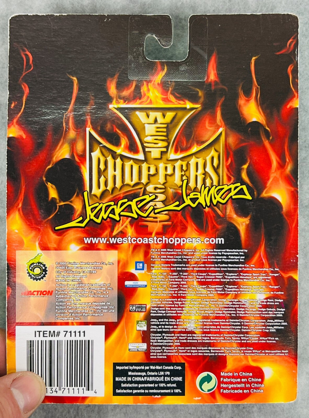 🔥🔥🔥West Coast Choppers Jesse James Plymouth Cuda 440 Orange H23🔥🔥🔥